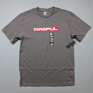Magpul T-Shirt Mens Large New Charcoal Superweight Bold Logo‎